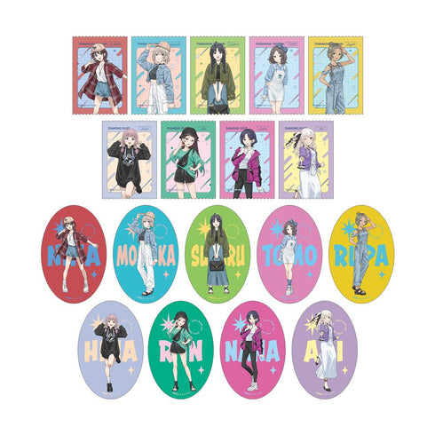 『ガールズバンドクライ』描き下ろし 私服ver. トレーディングダイカットステッカー(単位/BOX)